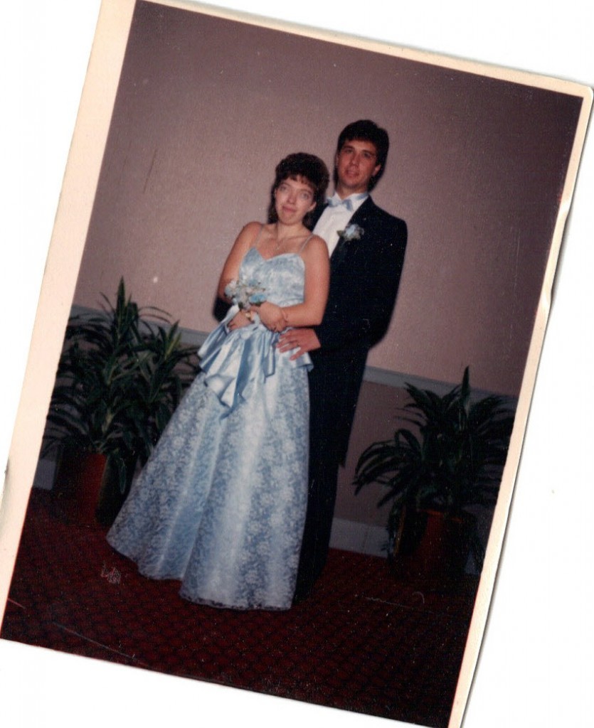 John and I at my prom in 1988. 