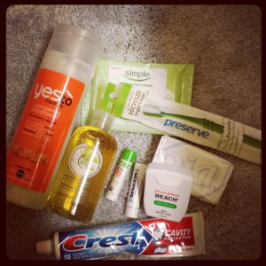 Personal care items in my bathroom. Are these luxuries?