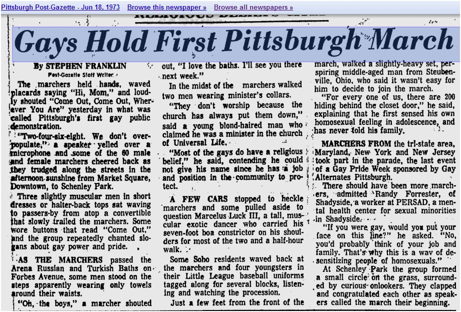 Pittsburgh Pridefest