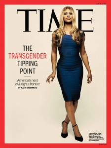 In June, Cox became the first openly transgender person to appear on the cover of Time magazine. 