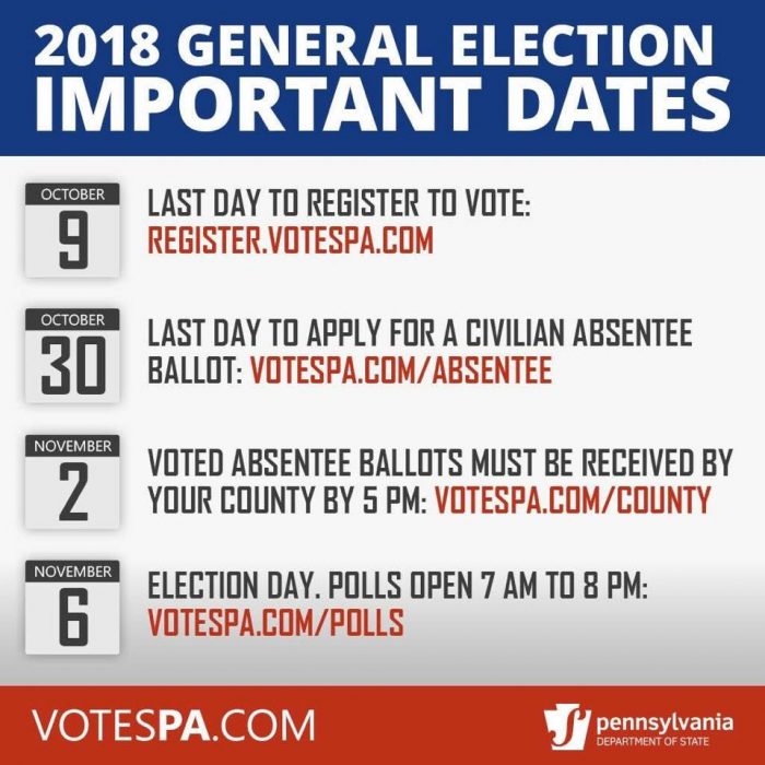 Voting Deadlines Pennsylvania