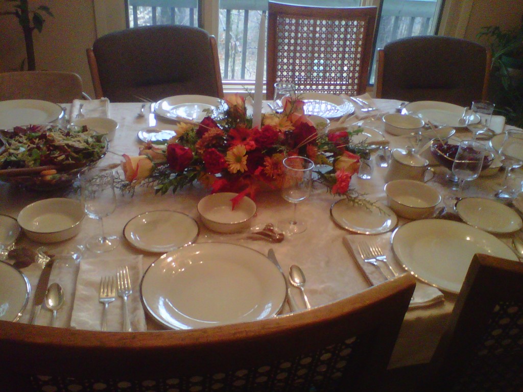 We brought this centerpiece