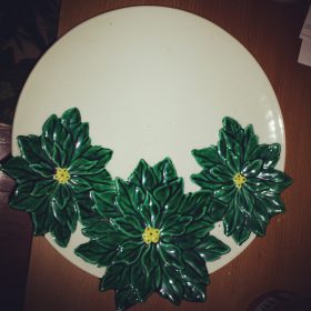 holiday serving tray