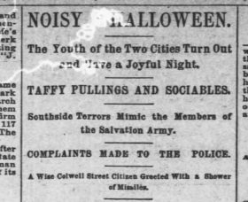 Halloween 1889 Pittsburgh