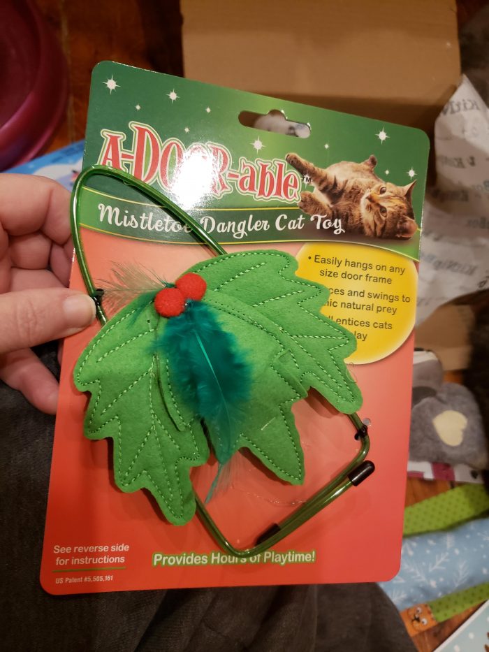 Playful Pet Mistletoe Door Dangler