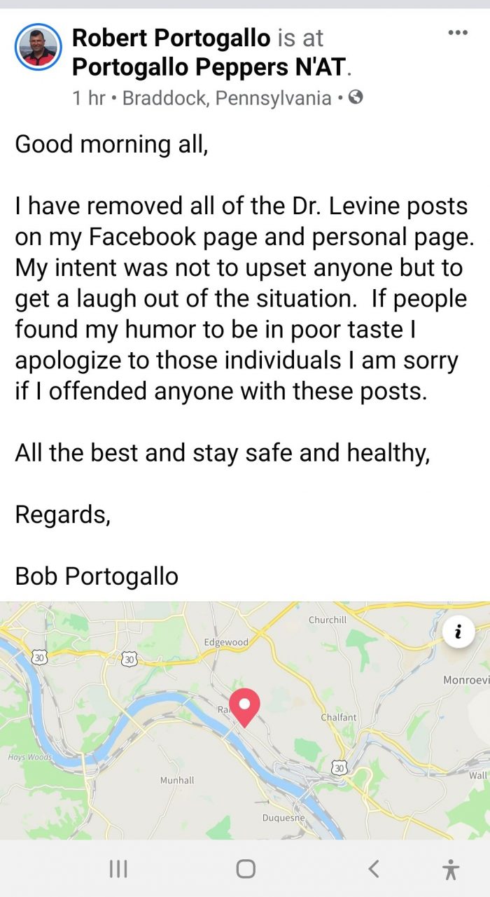 Portogallo Dr. Rachel Levine