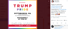Trump Pride Rally Pittsburgh