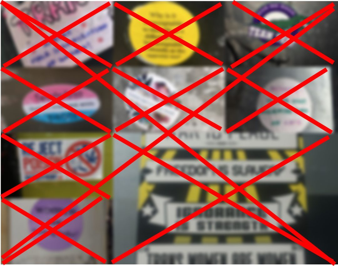 TERF stickers Pittsburgh