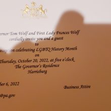 Governor Wolf LGBTQ History Month Reception