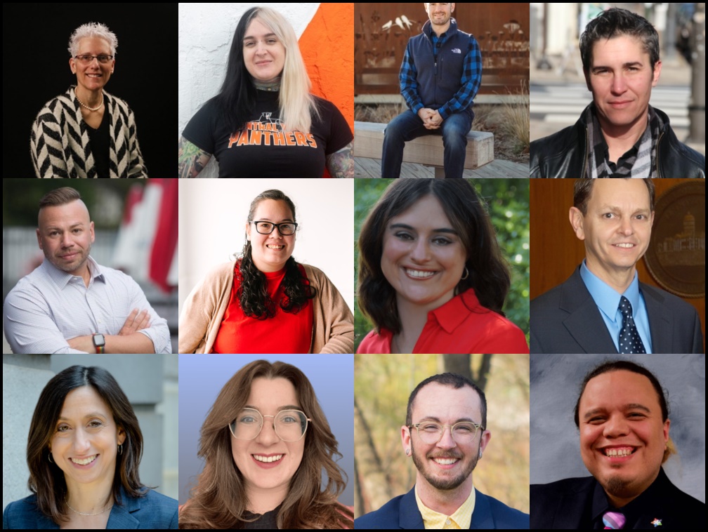 Openly LGBTQ elected o fficials collage