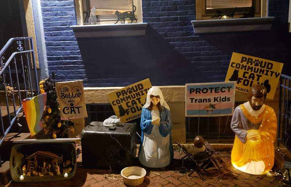 Holiday nativity  scene